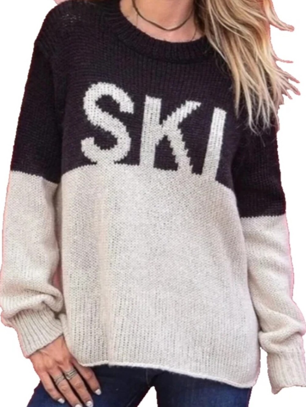 Wooden Ships Ski Colorblock Sweater